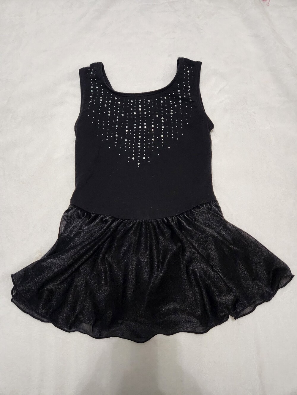 More Than Magic Black Kids Sparkle Leotard Dress